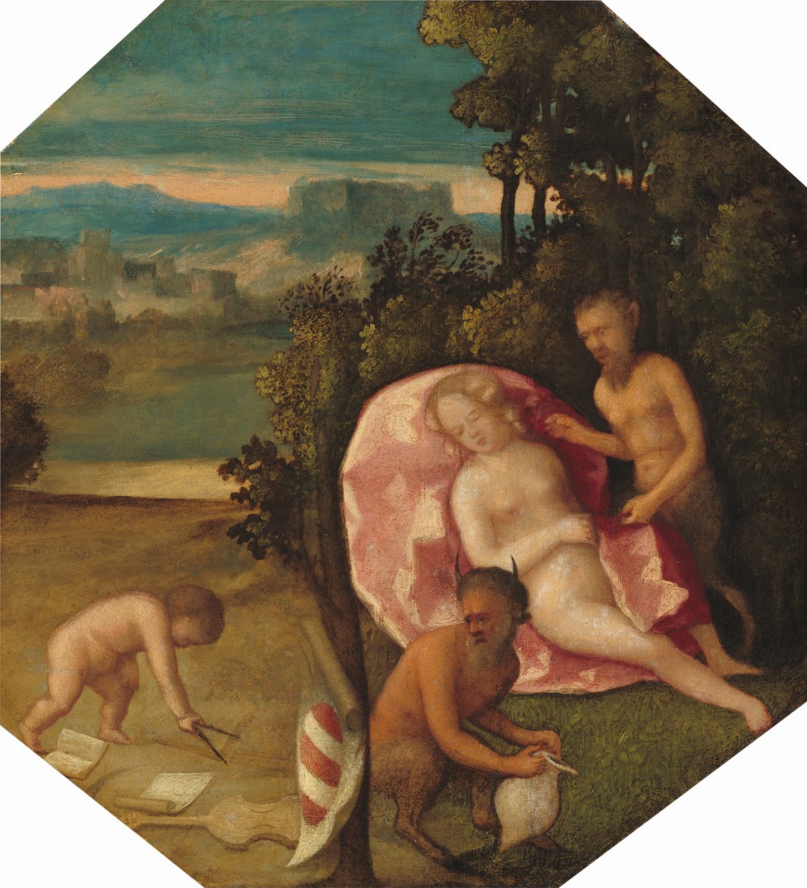Alegoria de Venetian 16th Century