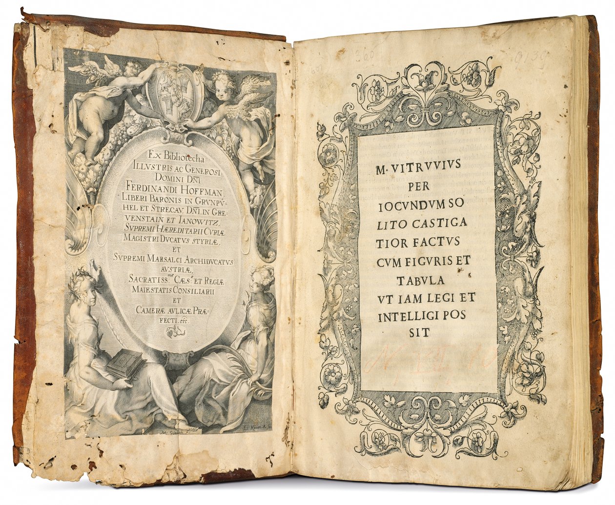 Arquitetura dezenas de Marcus Vitruvius, editada por Fra Giovanni Giocondo, 1511 de Venetian School