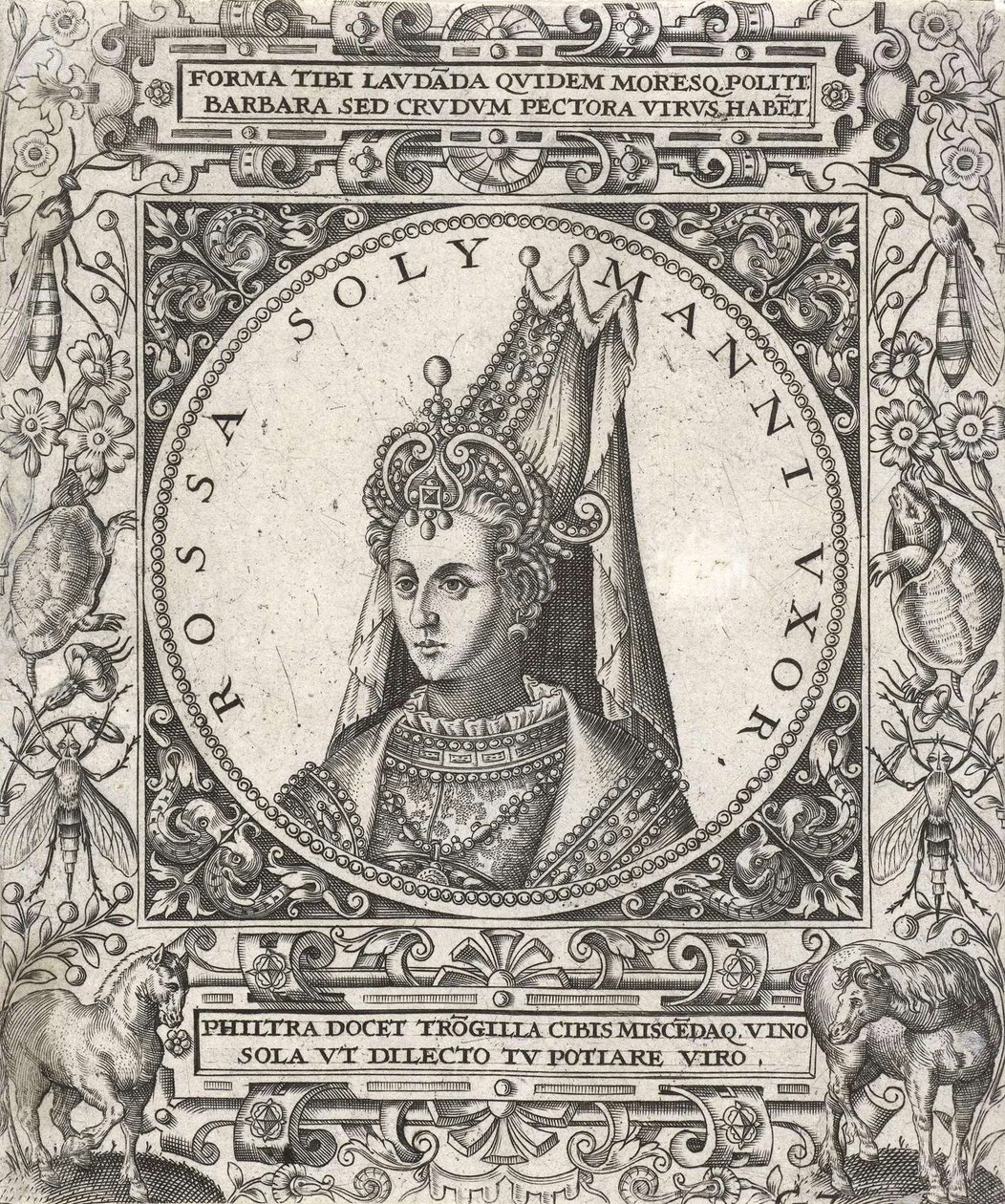 Retrato do sultão Roxelane de Venetian School