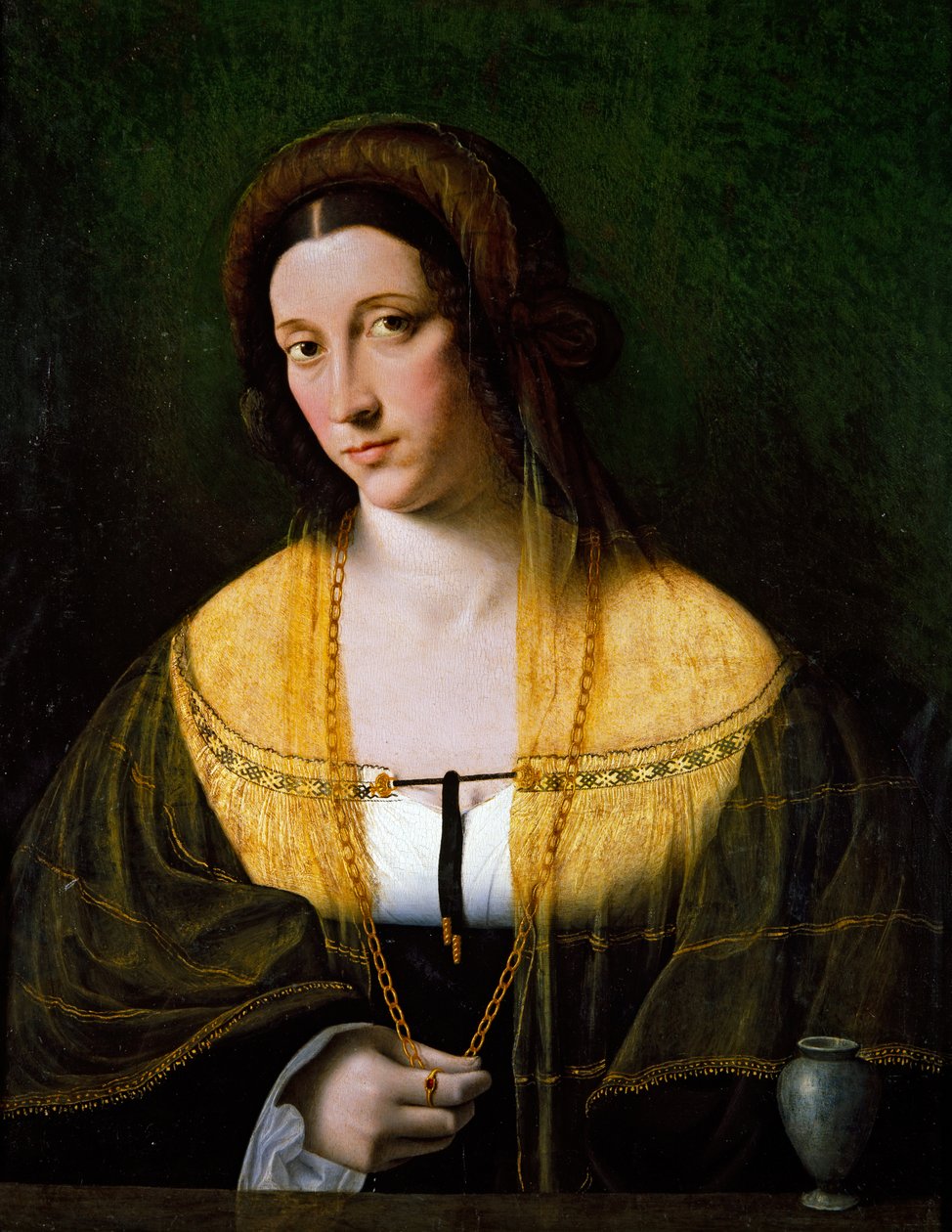 Retrato de uma senhora de Veneto Bartolomeo