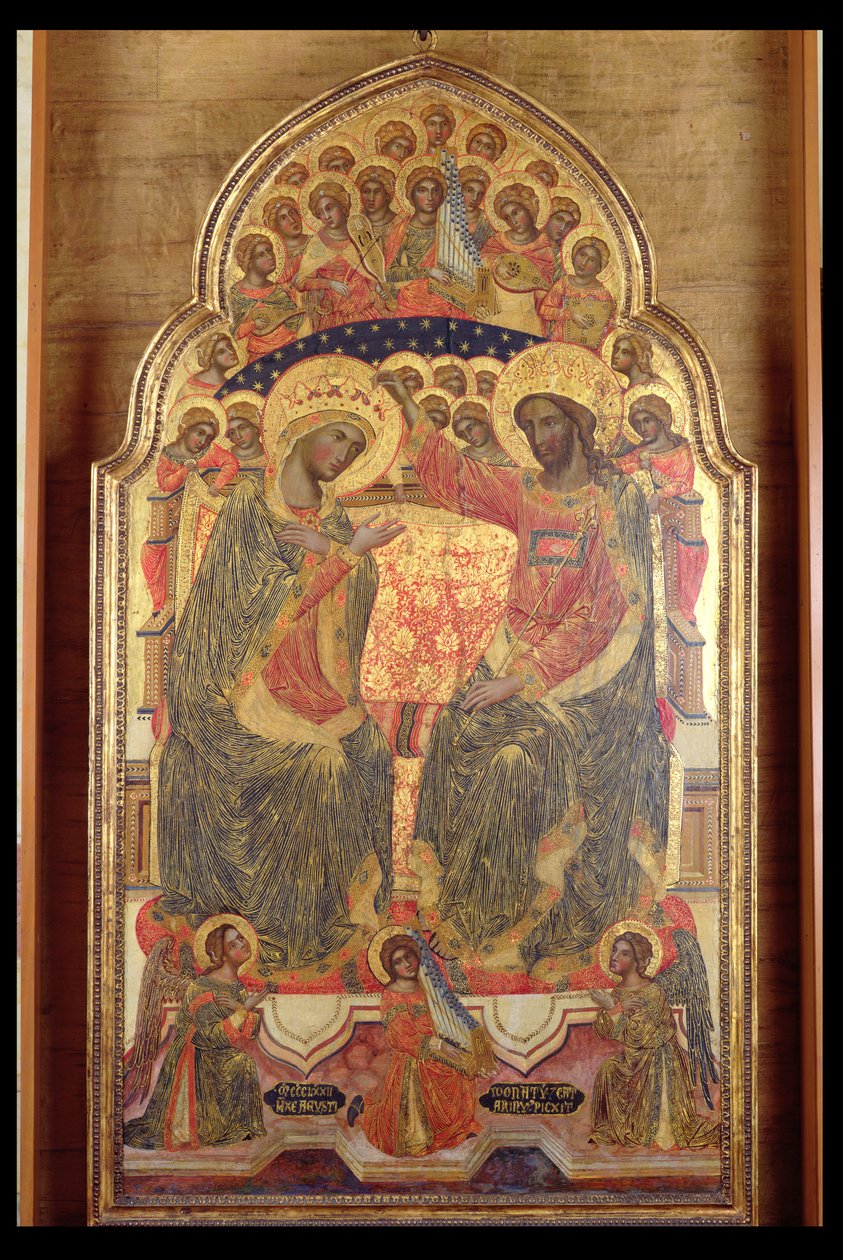 Coroação da Virgem, 1372 de Veneziano Caterino