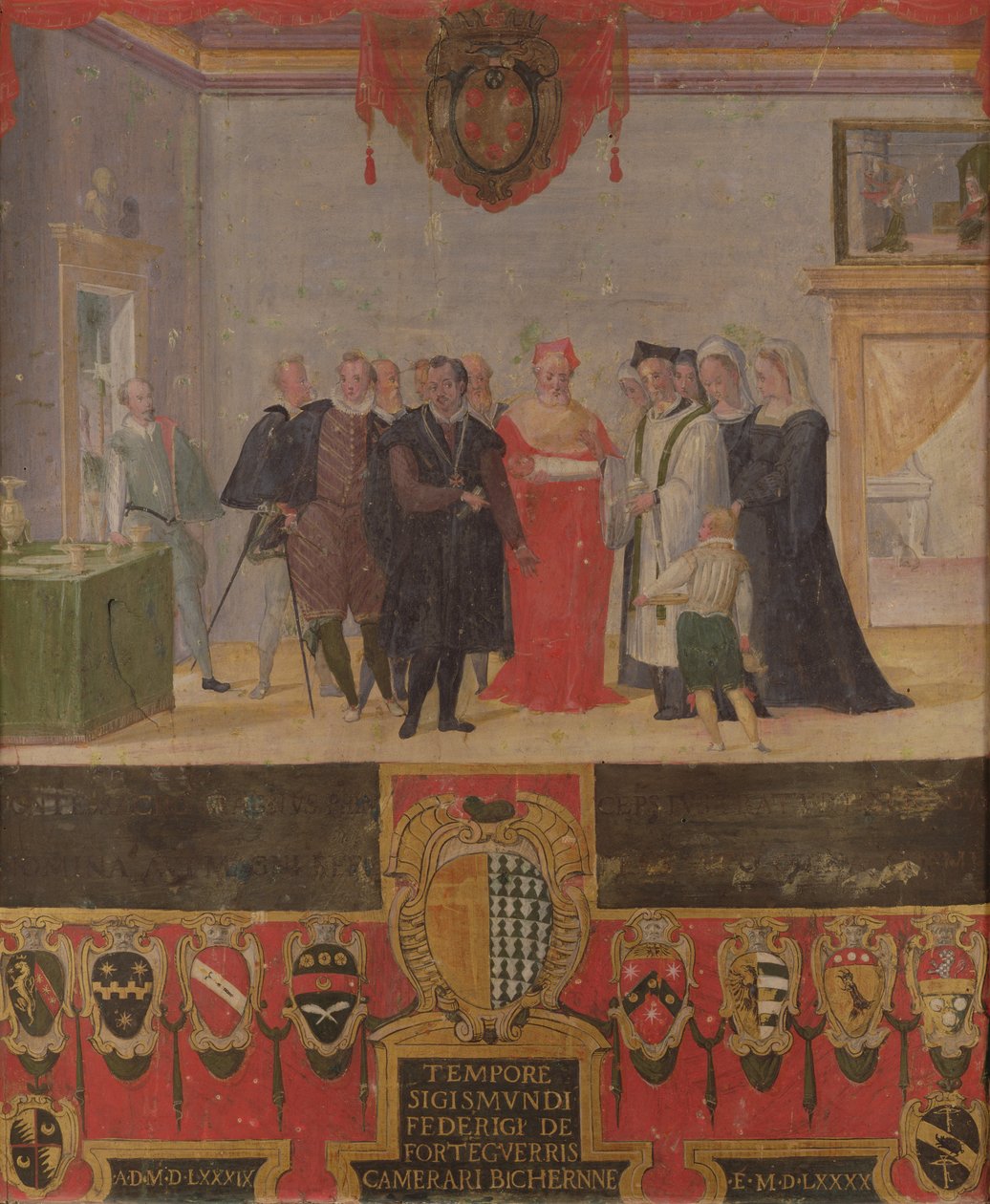 Batismo de Cosimo II de Medici 1589 de Ventura di Arcangelo Salimbeni