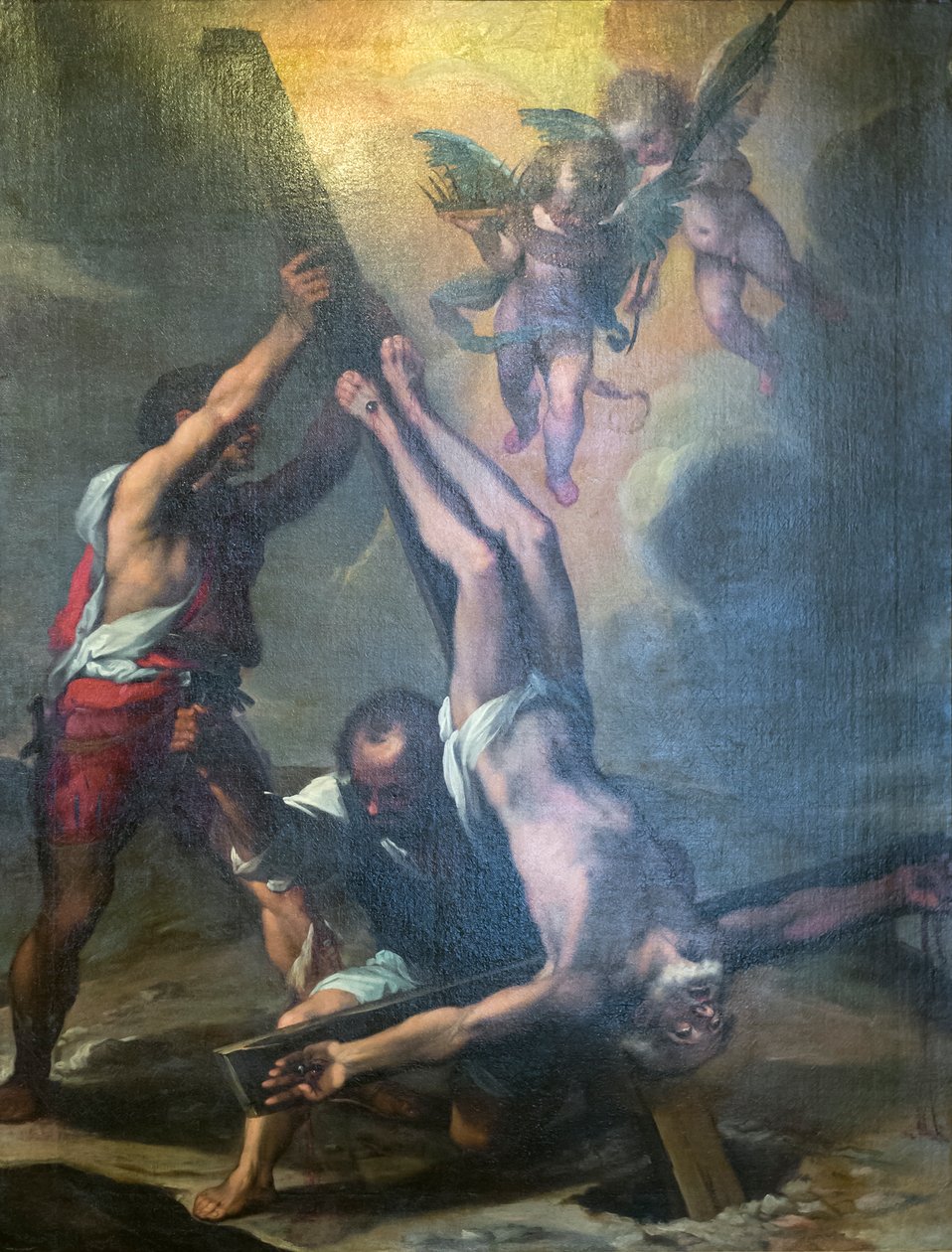 A crucificação de São Pedro de Ventura di Arcangelo Salimbeni