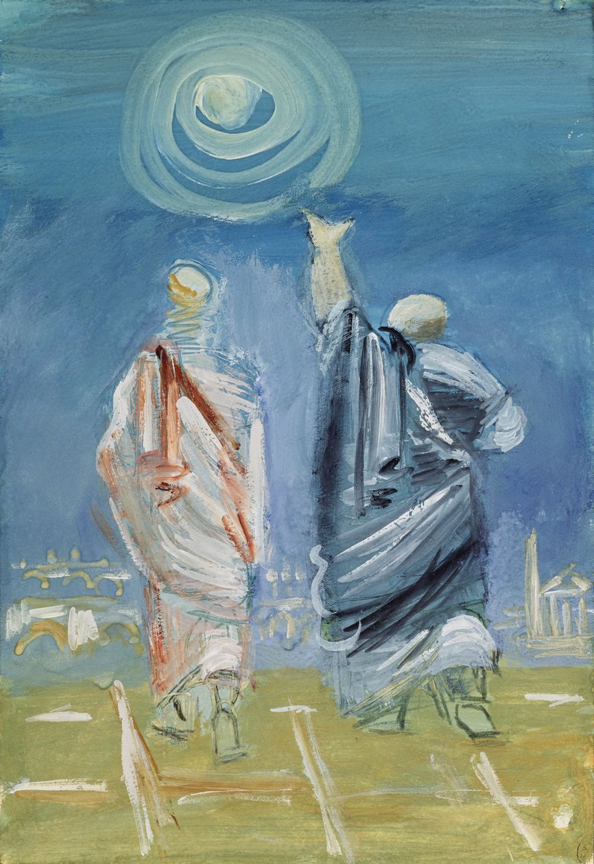 Lucrécio aponta para o sol de Vera Mikhailovna Yermolayeva