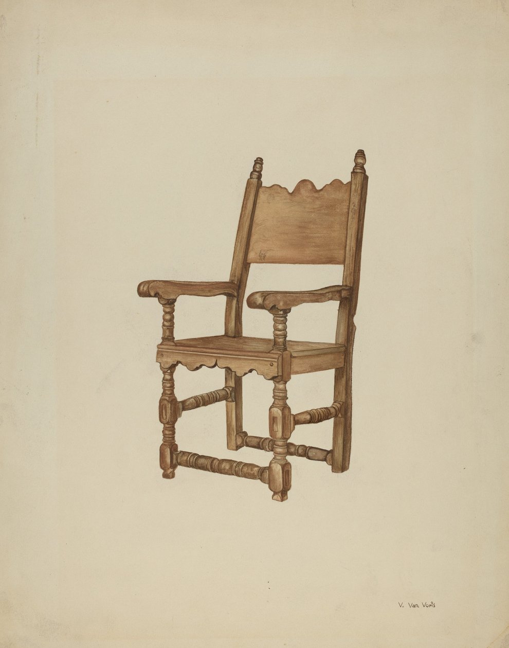 cadeira da sacristia de Vera Van Voris