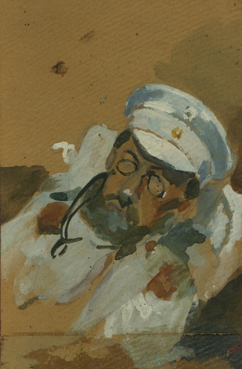 Retrato de Vladimir Alekseevich Khlebnikov, p. 1895 de Vera Vladimirovna Khlebnikova