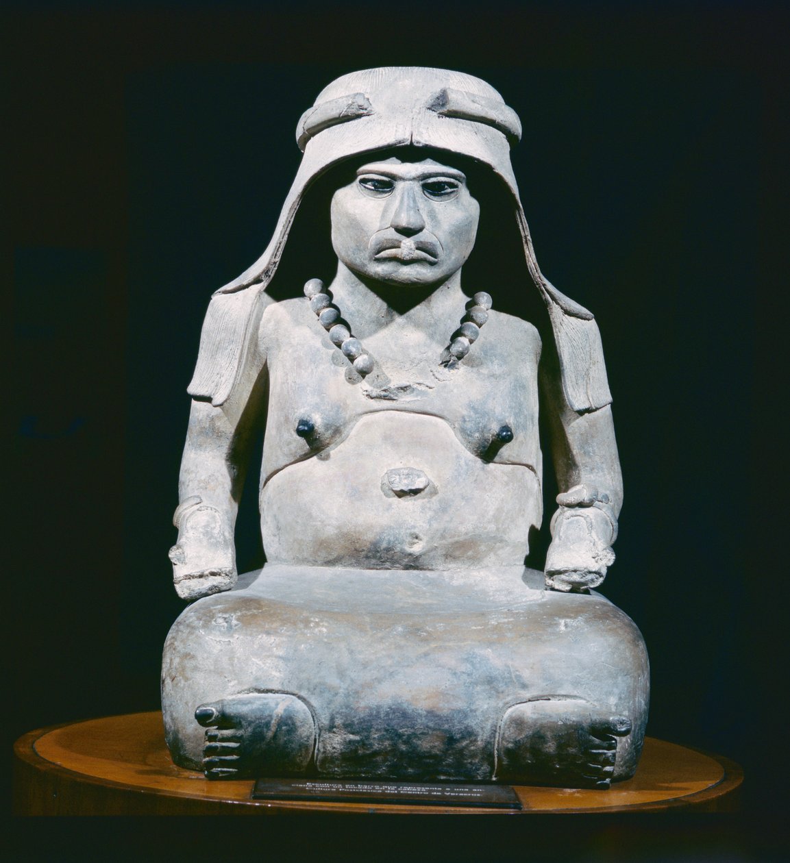 Tlazolteotl, deusa da impureza espiritual e prazeres culpados (cerâmica) de Veracruz