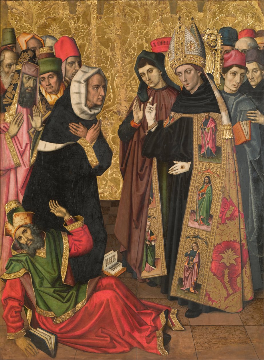 Santo Agostinho disputando com os hereges de Vergós Family