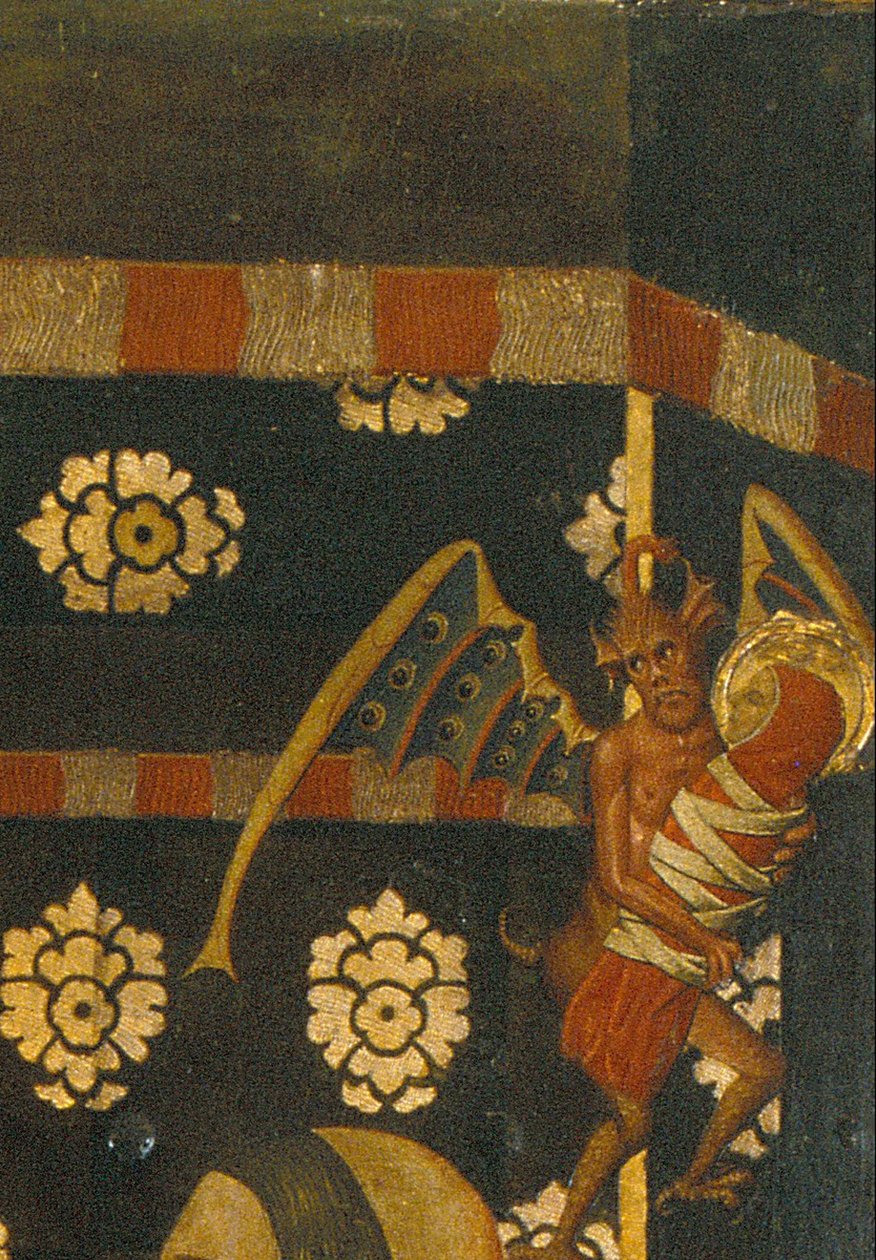 O nascimento de Santo Estêvão Detalhe de Vergós Family