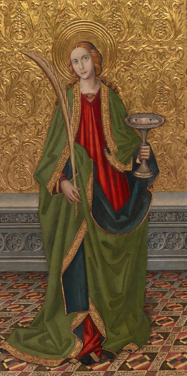 Santa Lúcia, cerca de 1500 de Vergós Workshop