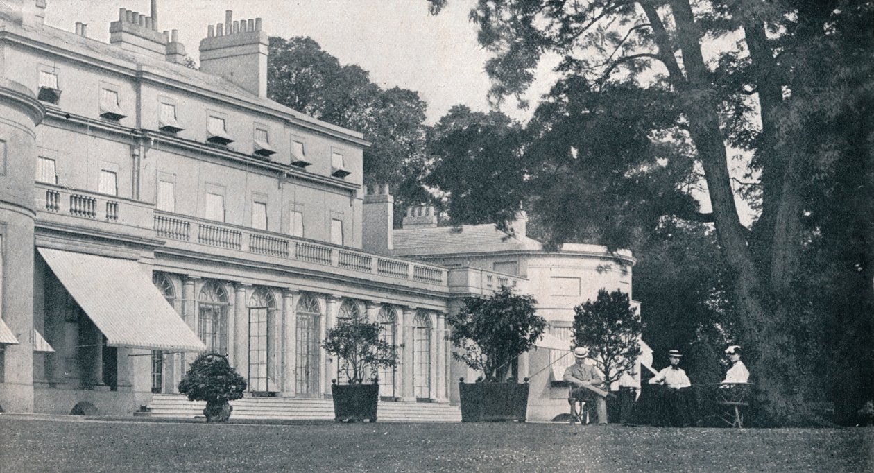 O futuro rei Eduardo VII e rainha Alexandra em seu ano de casamento, 1863 1910 de Vernon Heath
