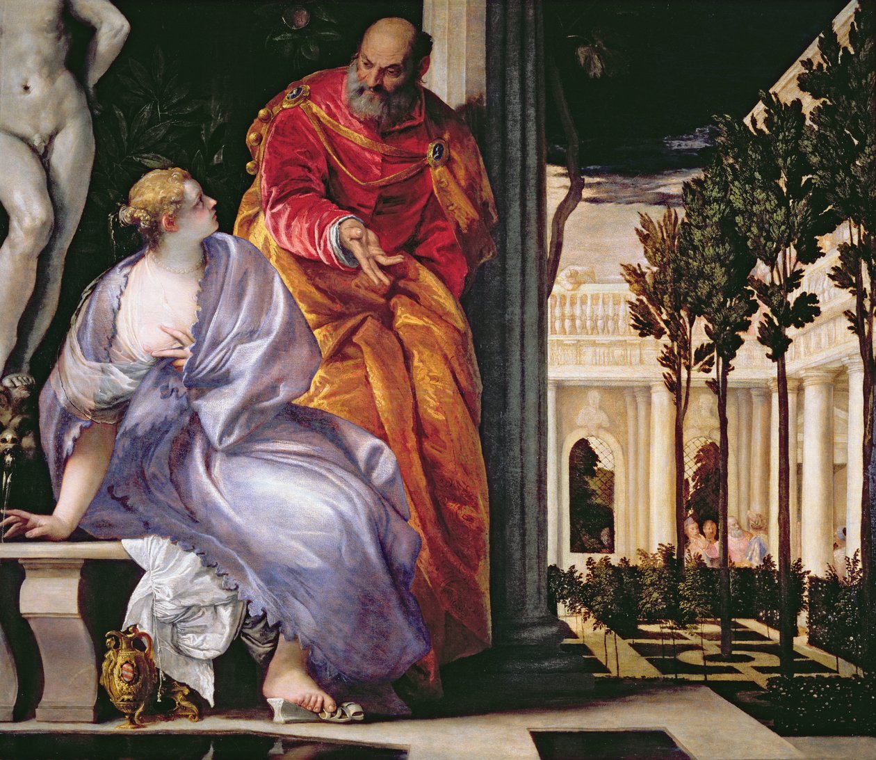 Banho de Bate-Seba, c.1575 de Paolo Veronese