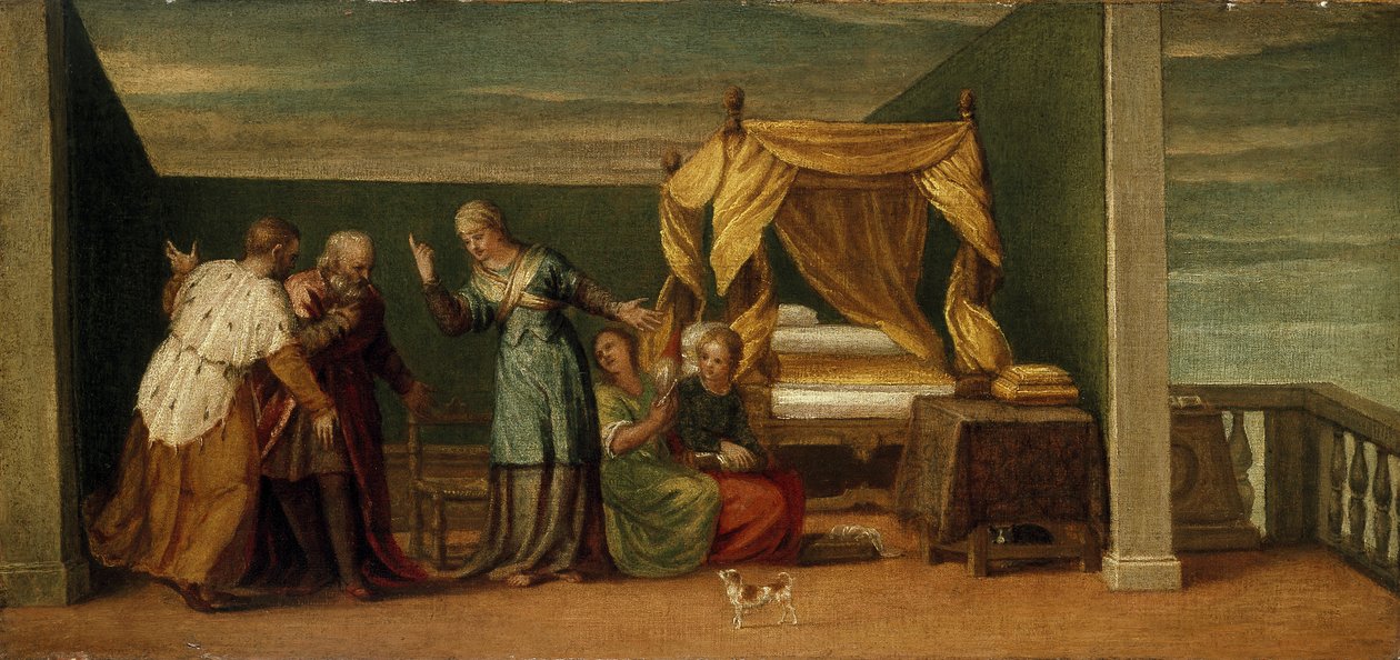 Judith Recebendo os Anciãos de Bethulia, século XVI de Paolo Veronese