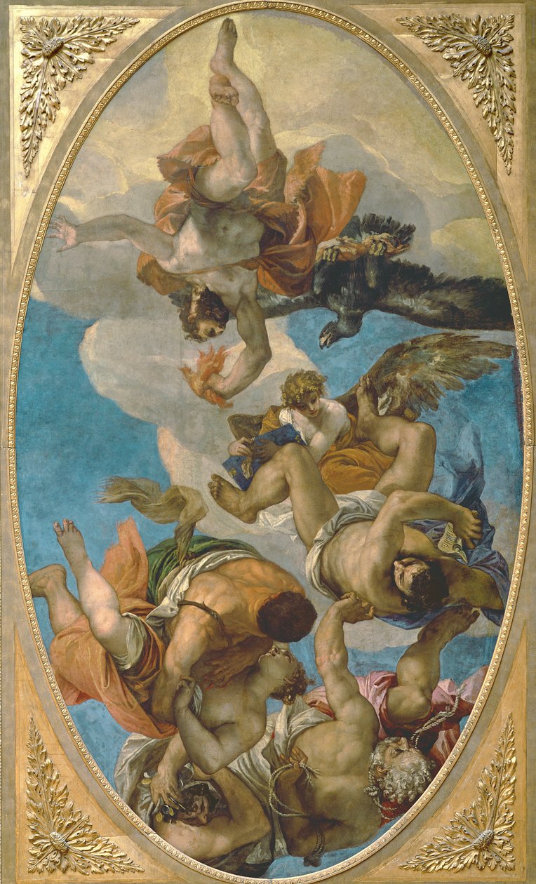 Júpiter Derrubando os Vícios de Paolo Veronese