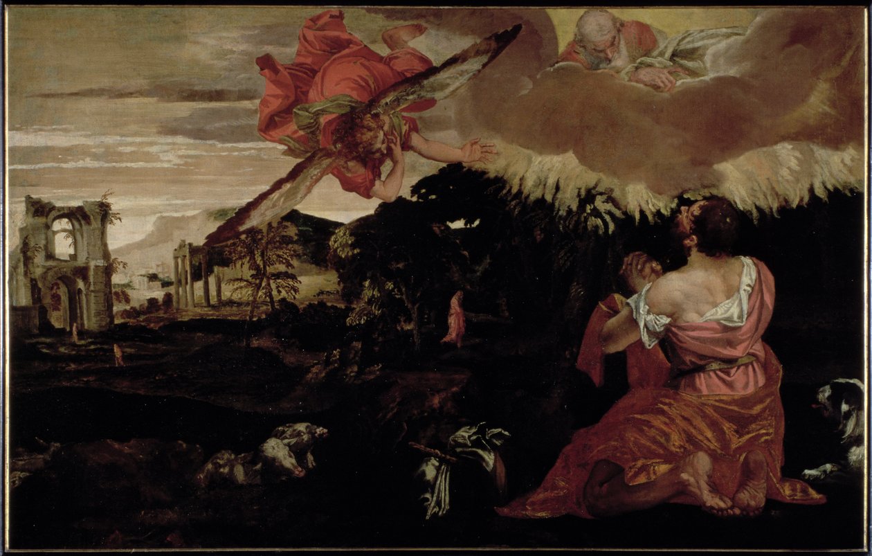 Moisés e a Sarça Ardente de Paolo Veronese