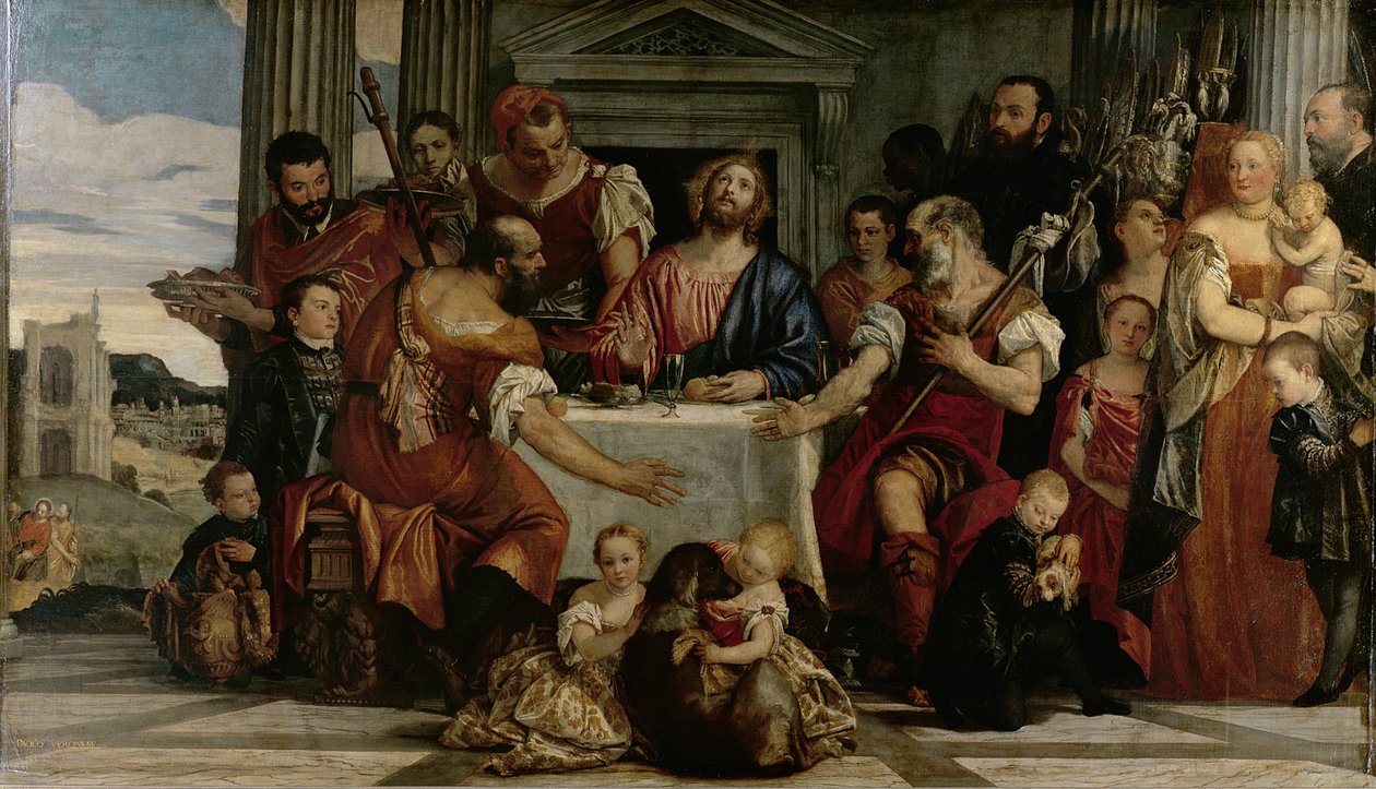 Ceia em Emaús de Paolo Veronese