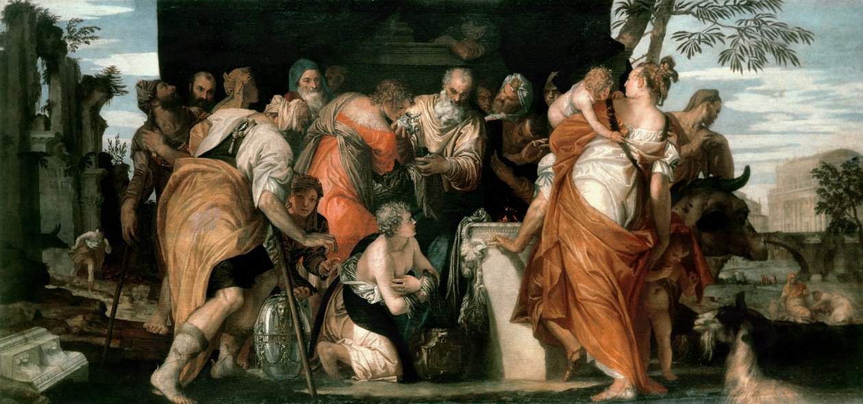 A unção de Davi, c.1555 de Paolo Veronese