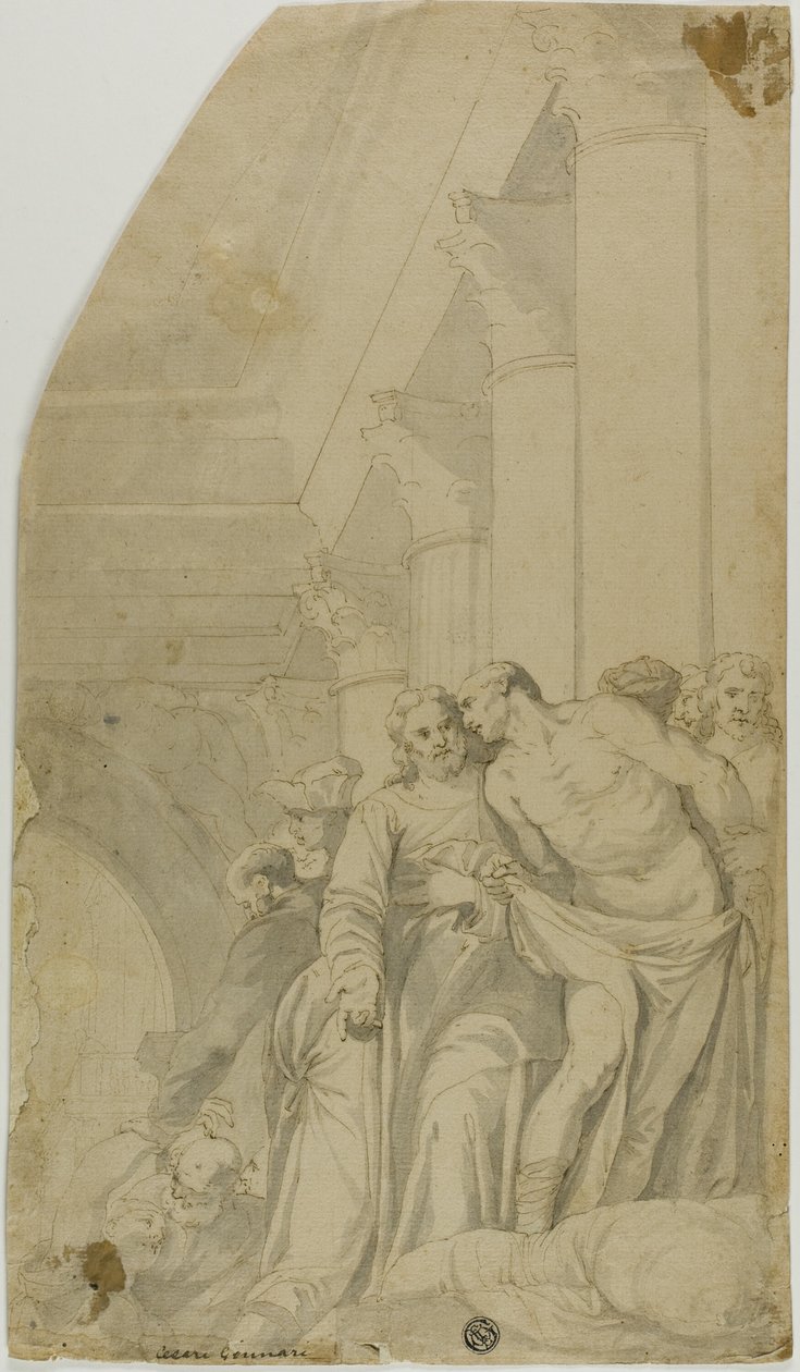 Cristo curando os enfermos no tanque de Betesda de Veronese (Paolo Caliari)