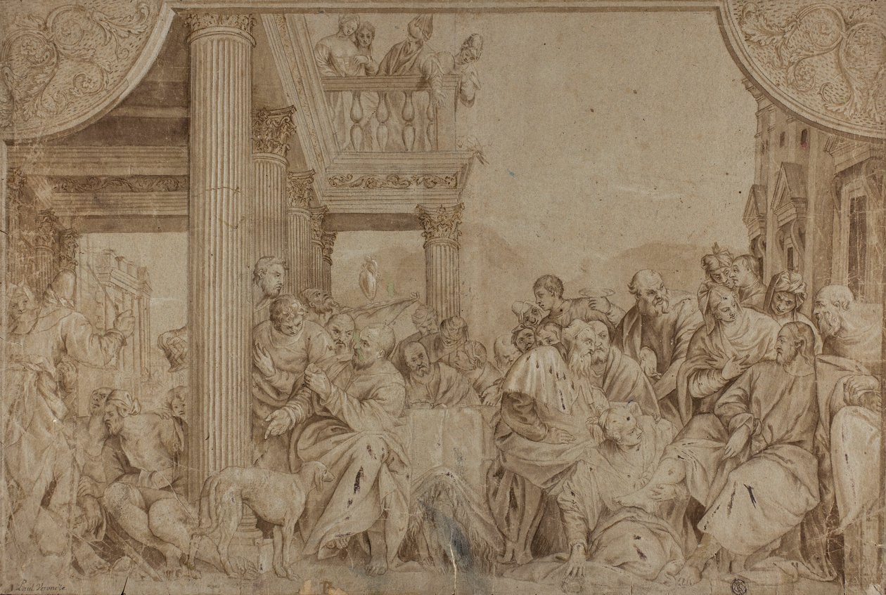 Cristo na casa de Simão de Veronese (Paolo Caliari)