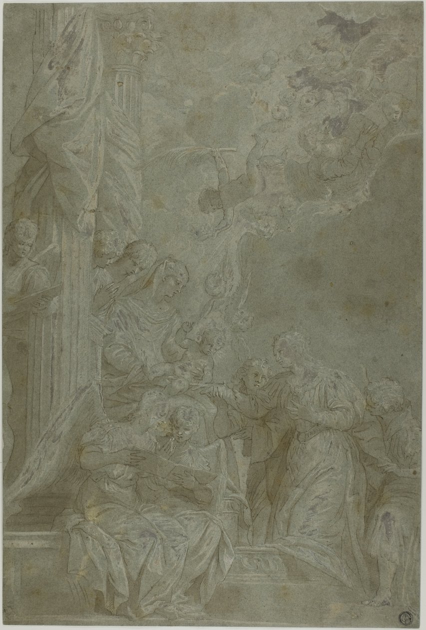Casamento Místico de Santa Catarina de Veronese (Paolo Caliari)
