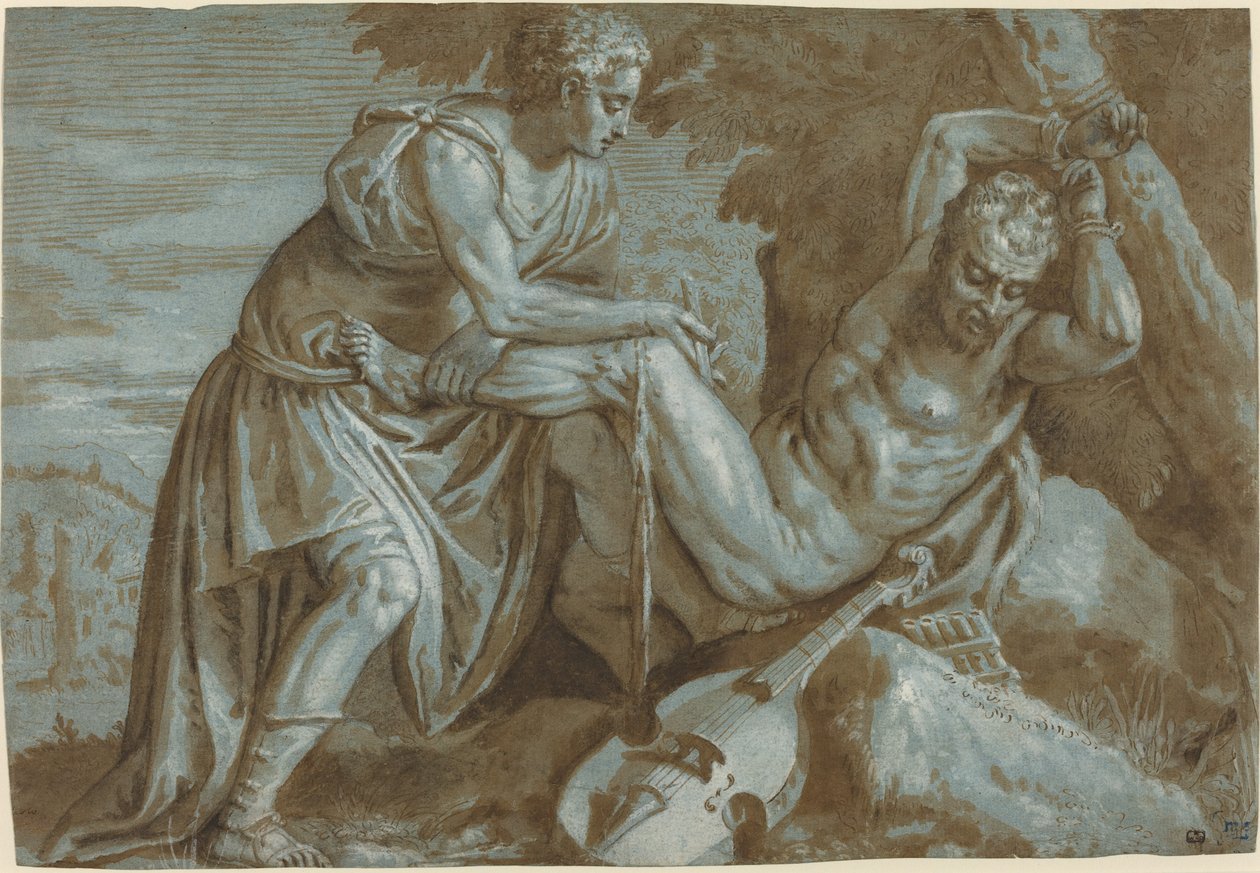 Apolo e Marsias de Veronese