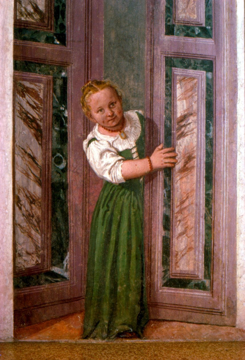 Criança à porta, da Sala a Crociera, c.1561 de Veronese