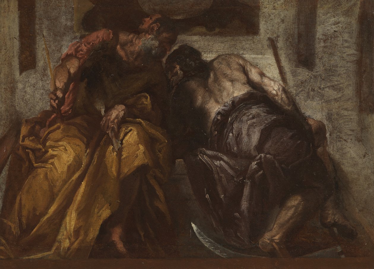 Janus e Saturno, c.1730-70 de Veronese