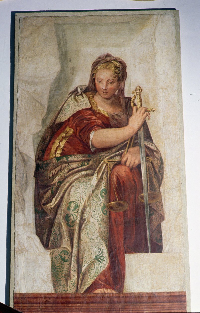Justiça, dos muros da sacristia de Veronese