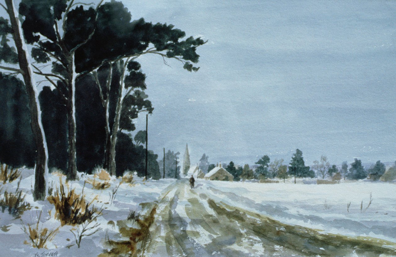 Hermitage Road na Neve (Aldeia de Higham, perto de Rochester) de Vic Trevett