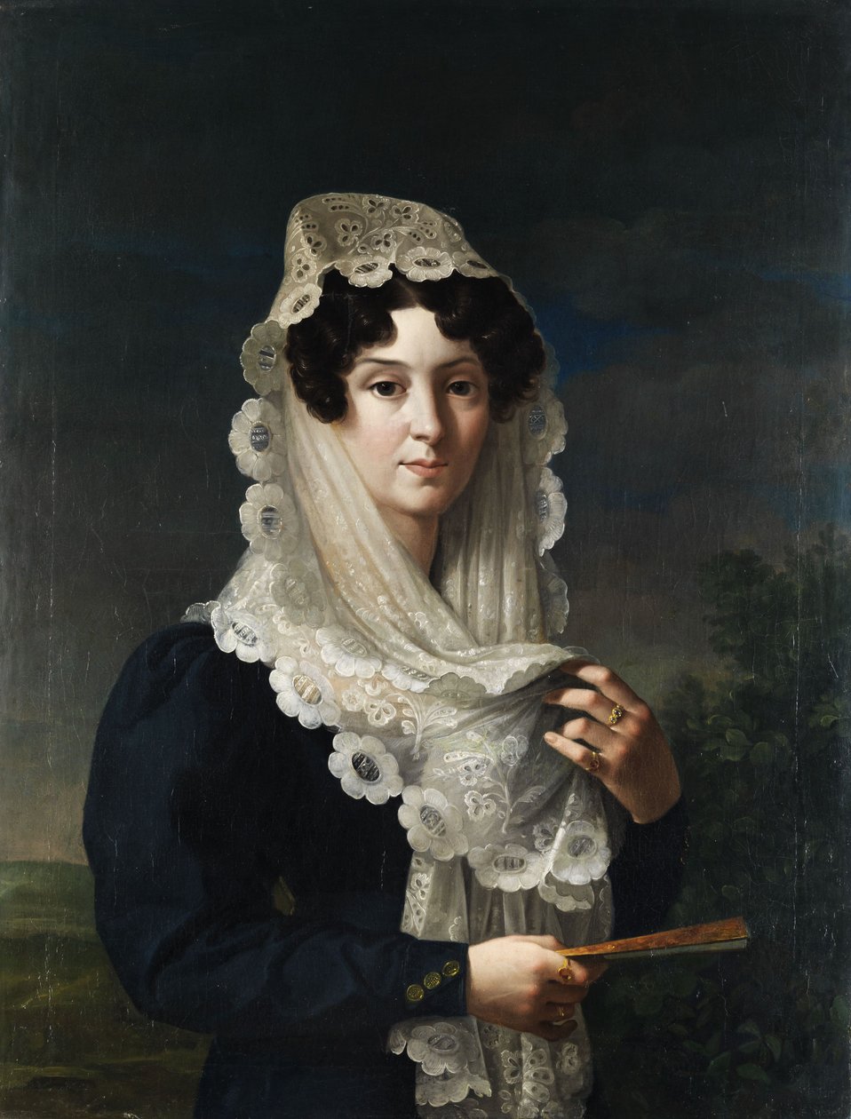 Dona Gertrudis de Cuenta e de Bruga, Witwe des Sarda Molins de Vicente Lopez y Portana
