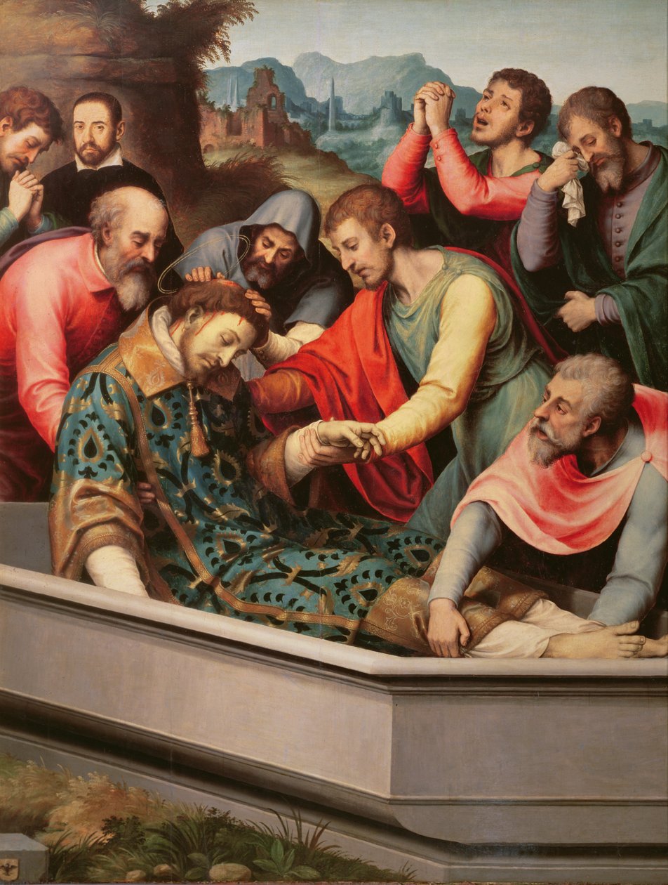 O enterro de São Esteban de Vicente Juan Macip