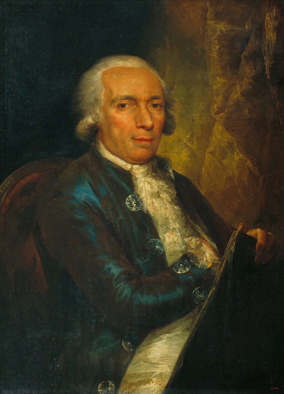 Retrato do gravador Pasqual Pere Moles, primeiro diretor da Escola Llotja de Vicente Lopez y Portana