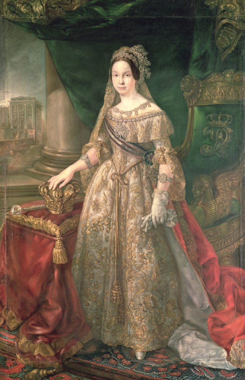 Rainha Isabella II (1830-1904) 1843 de Vicente Lopez y Portana