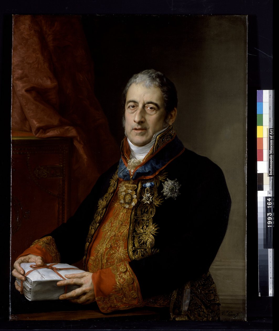Retrato de Juan Miguel De Grijalba (óleo sobre tela) de Vicente Lopez y Portana