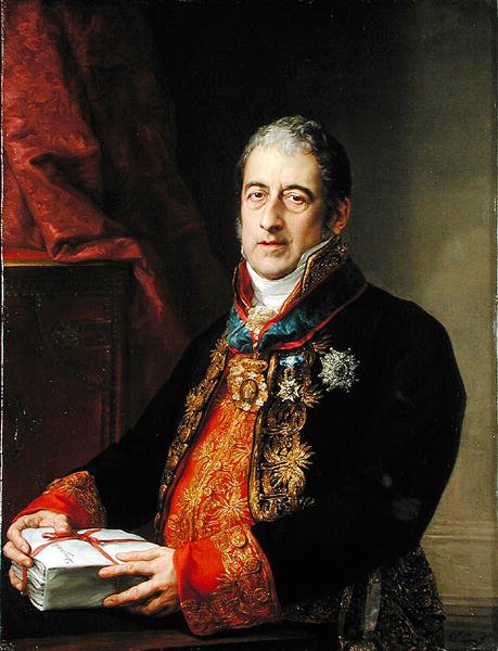 Retrato de Juan Miguel de Grijalba, c.1825 (óleo sobre tela) de Vicente Lopez y Portana