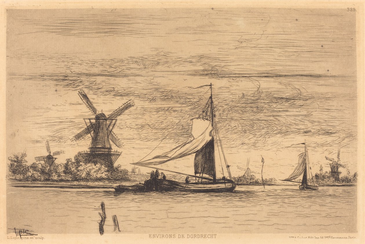 Arredores de Dordrecht de Vicomte Ludovic Lepic