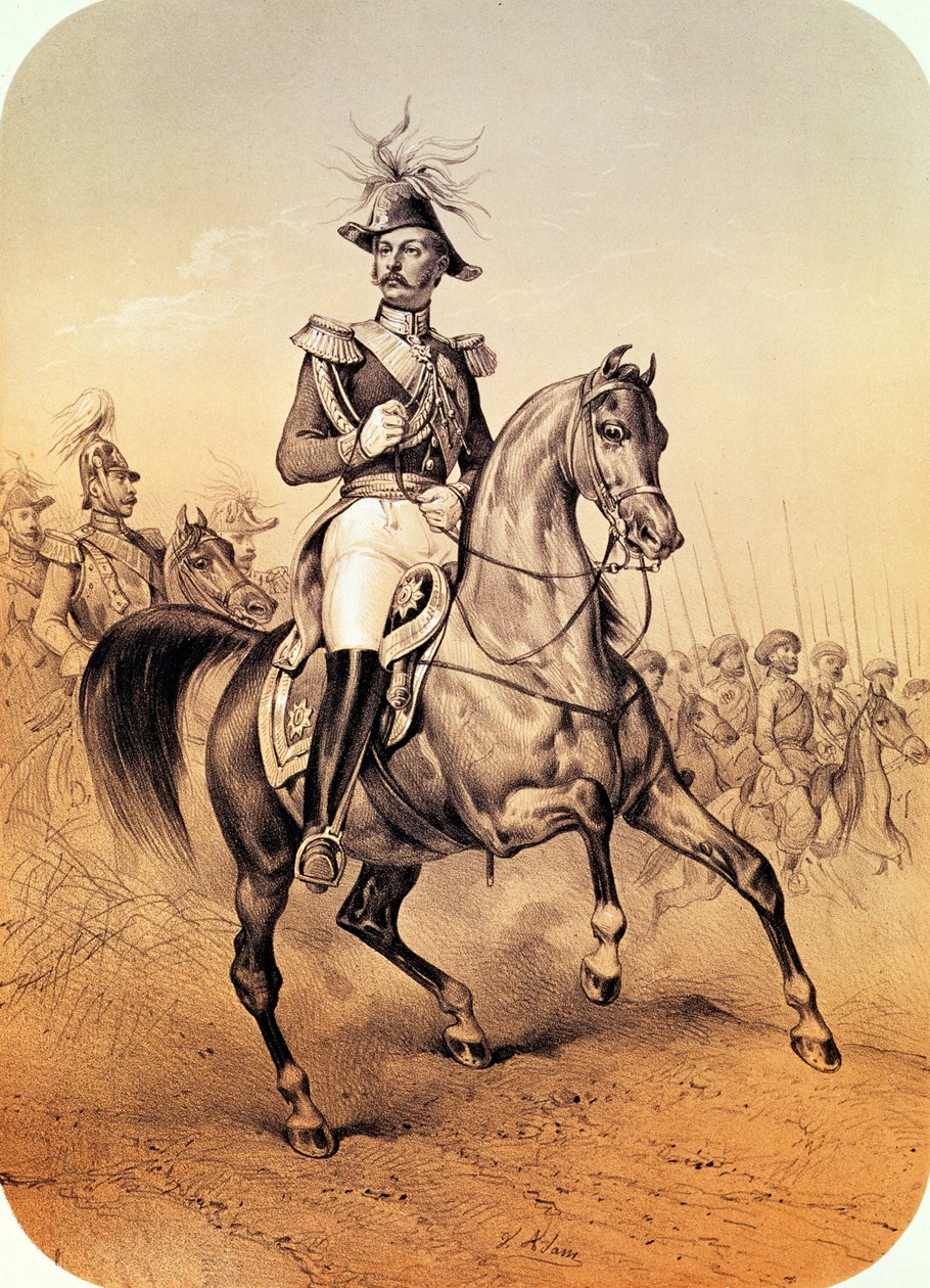 Alexandre II (1818-1881) Czar da Rússia de Victor Adam