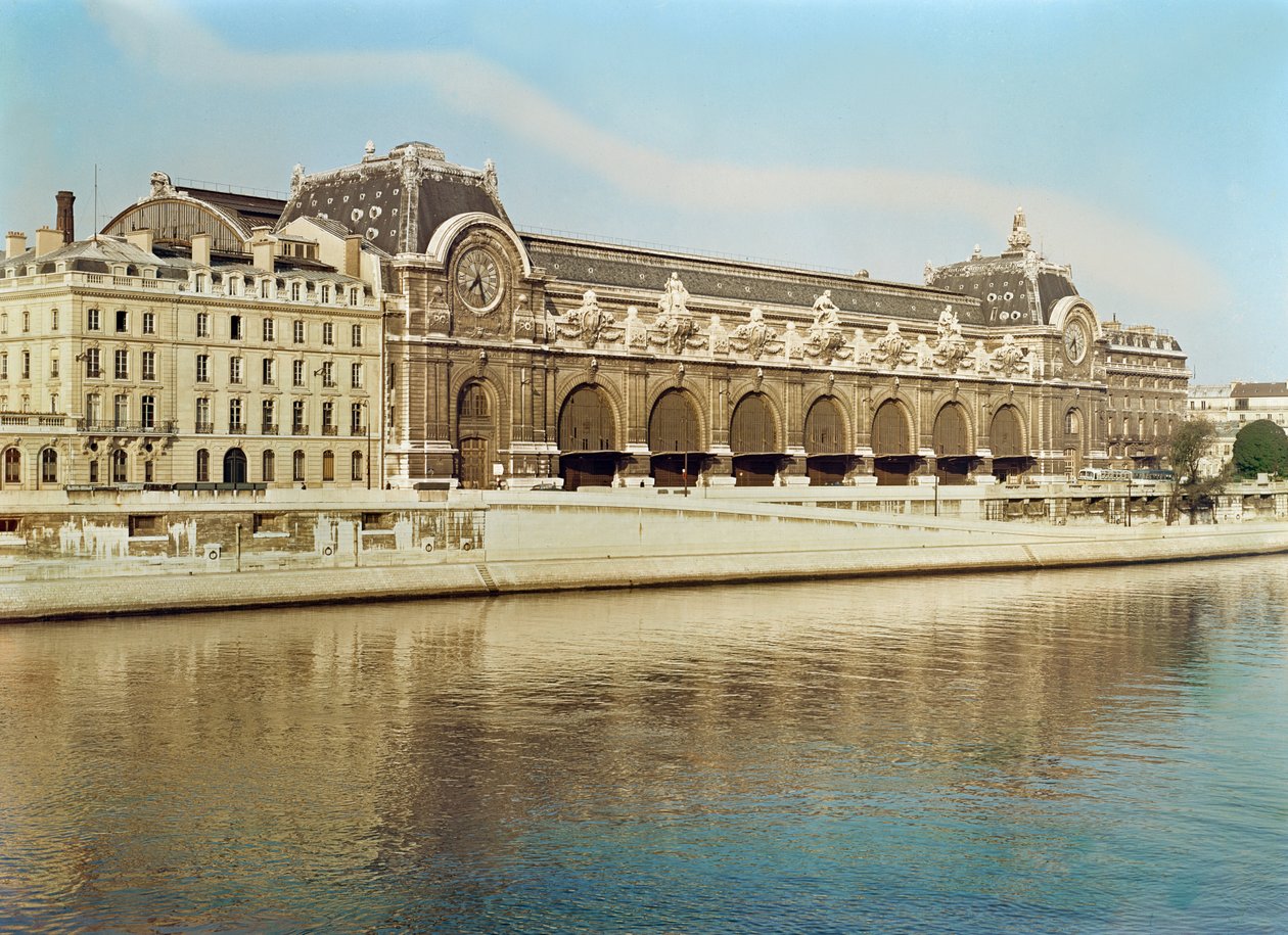 Vista da Gare d&39;Orsay (hoje Musée d&39;Orsay) construída entre 1897 e 1900 de Victor Alexandre Laloux