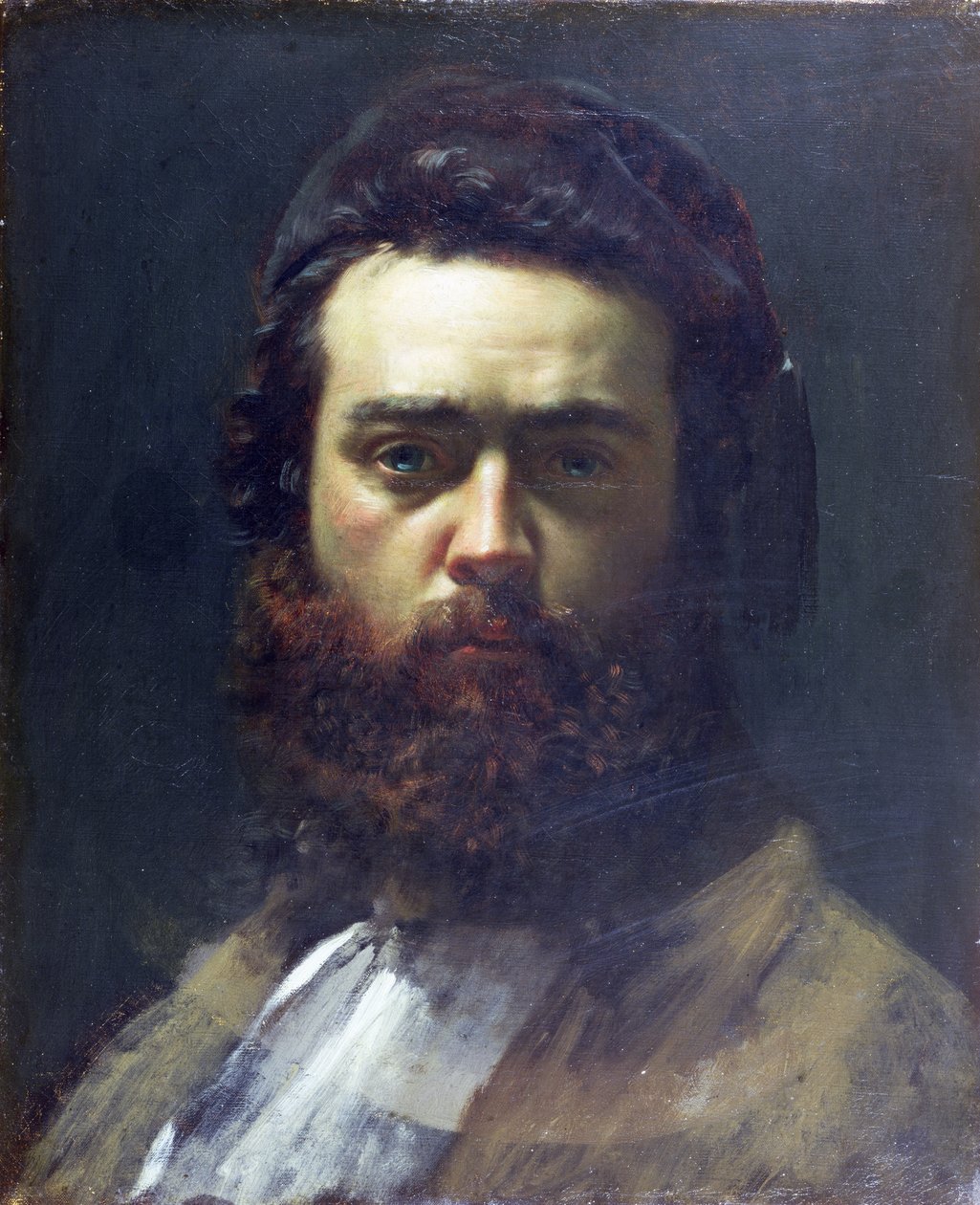 Auto-retrato como um jovem de Victor Francois Eloi Biennoury