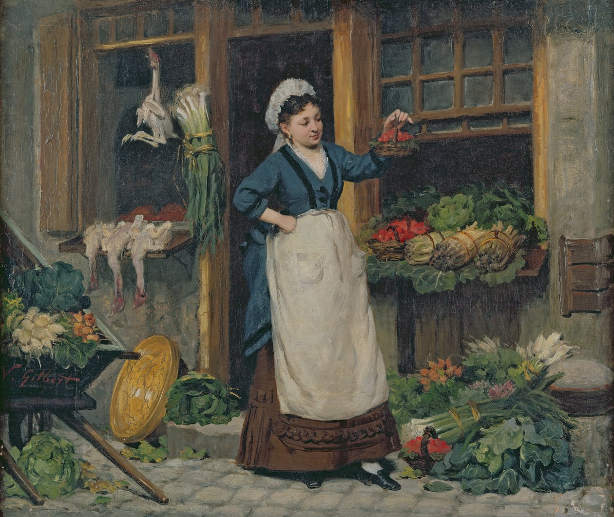 O vendedor de frutas de Victor Gabriel Gilbert