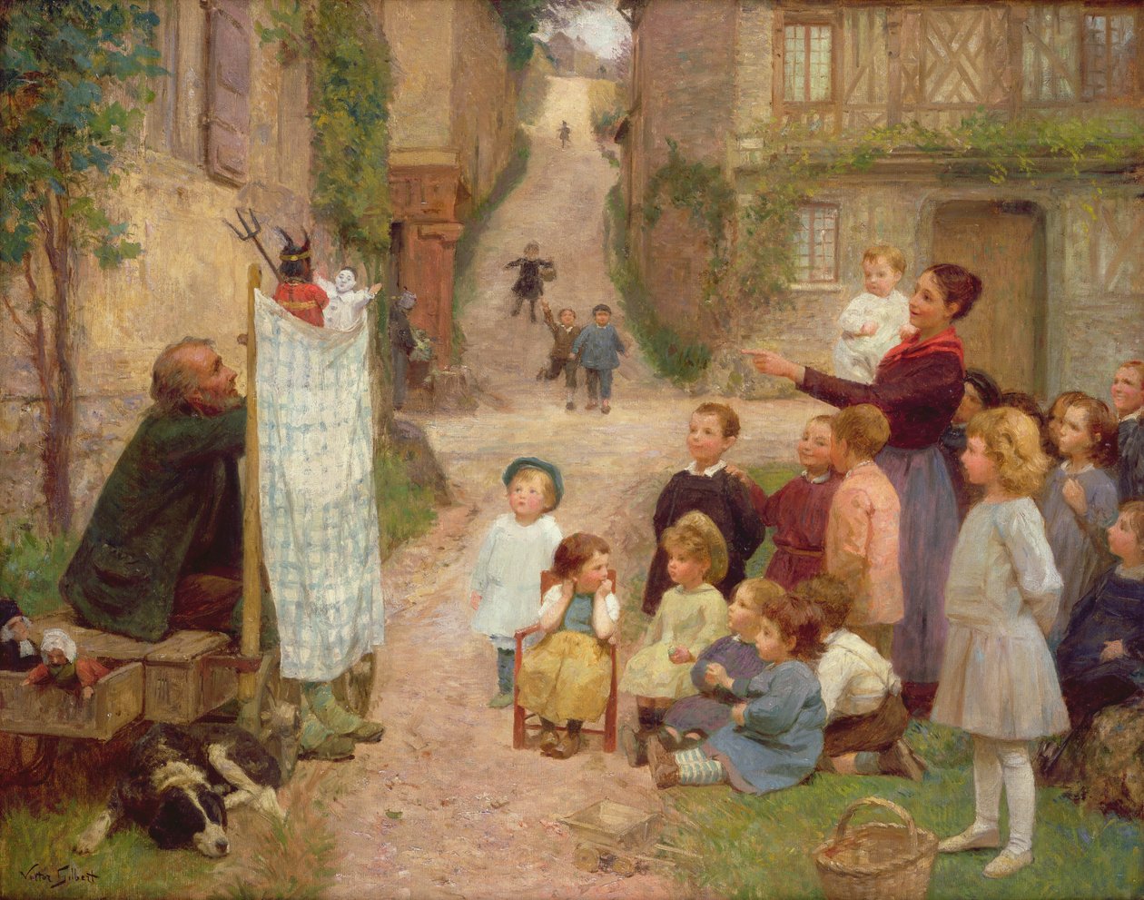 O show de marionetes de Victor Gabriel Gilbert