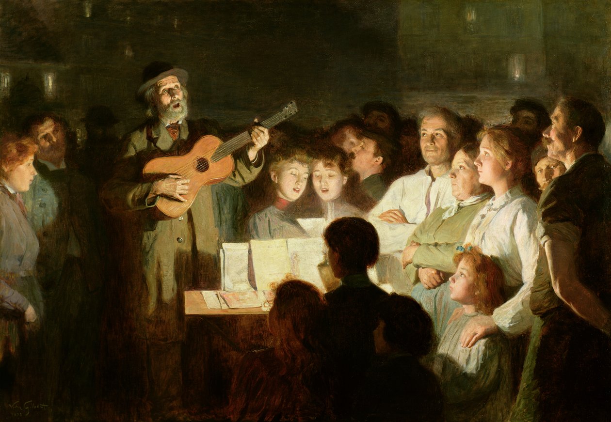 O vendedor da canção, 1903 de Victor Gabriel Gilbert