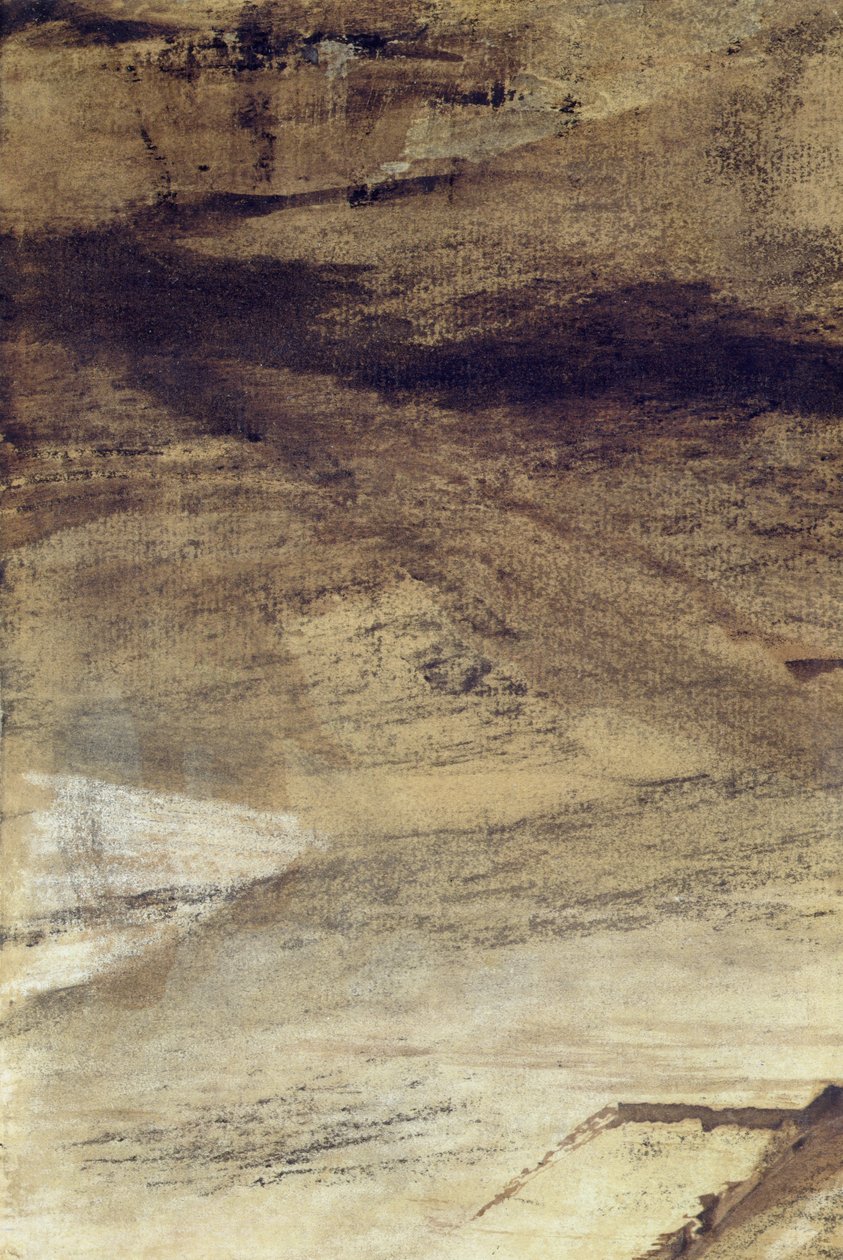 Sem título, 1850 (tinta indiana marrom no papel) de Victor Hugo