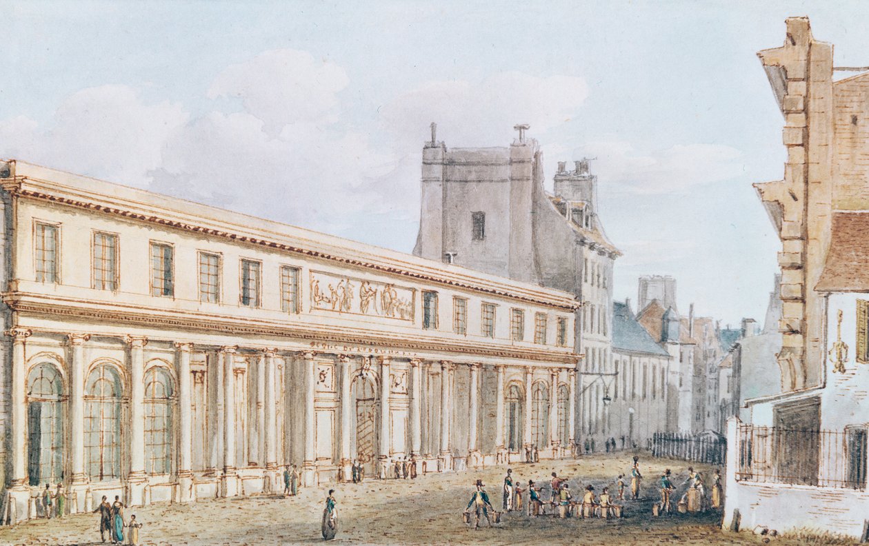 Vista da Escola de Medicina, Paris de Victor Jean Nicolle