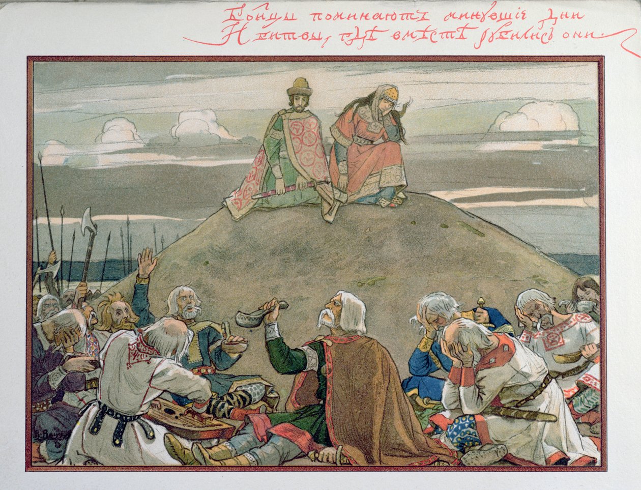 A Canção de Oleg, o Sábio, 1899 de Victor Mikhailovich Vasnetsov