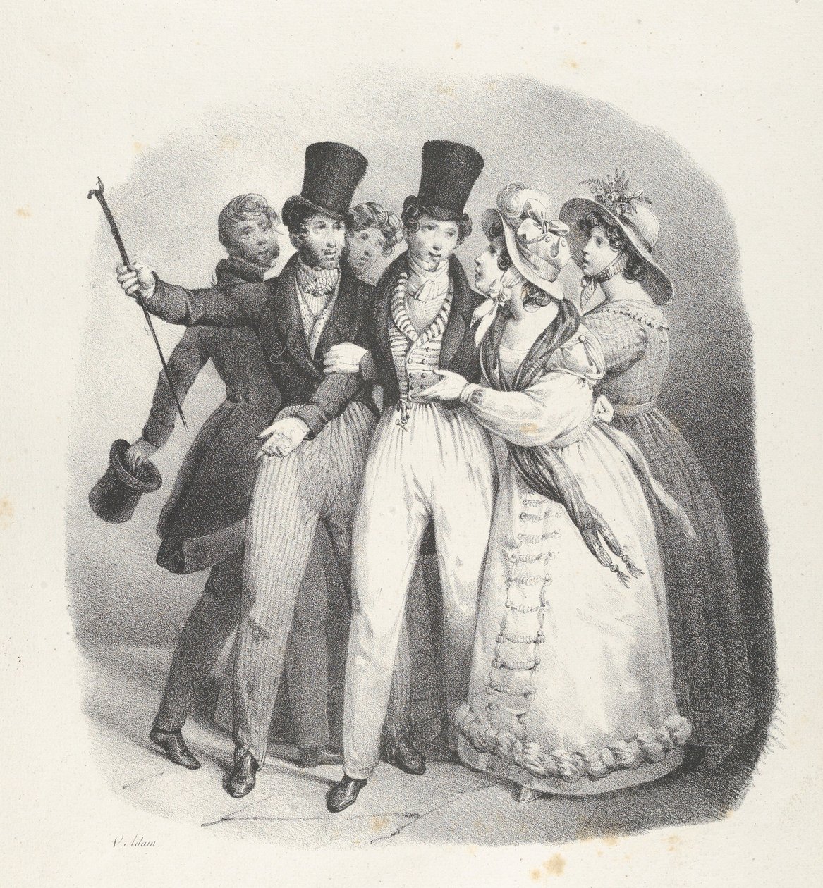 Indivíduo. VII: Quem me reivindicará Quem me reivindicará, 1824. de Victor Adam