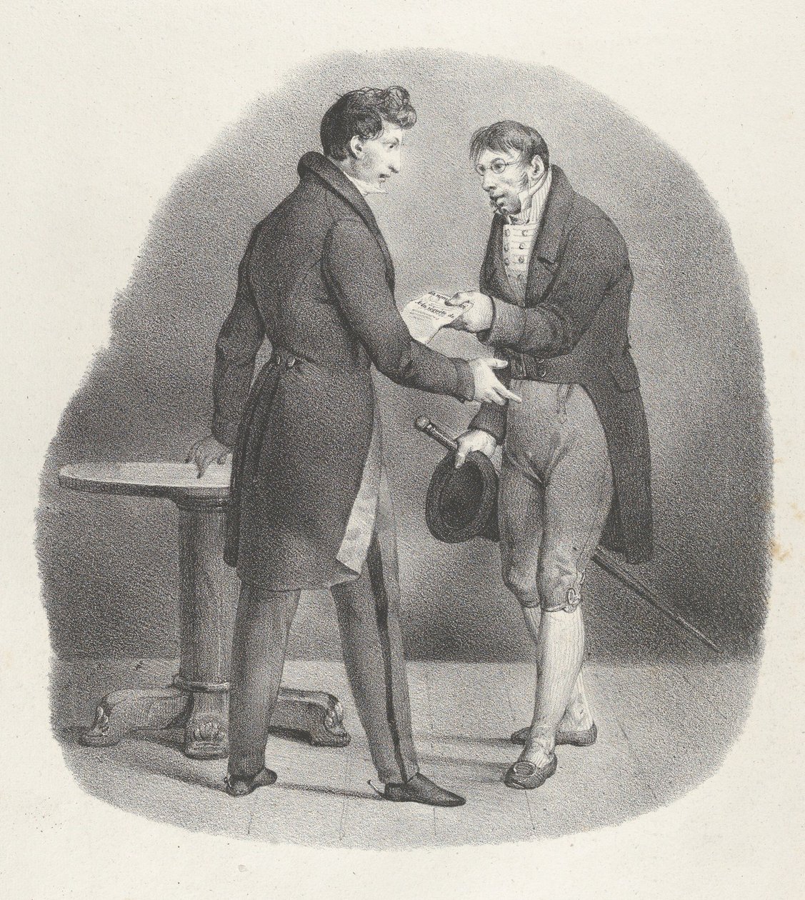 Indivíduo. XII: Eu sabia que pensava tanto, 1824. de Victor Adam