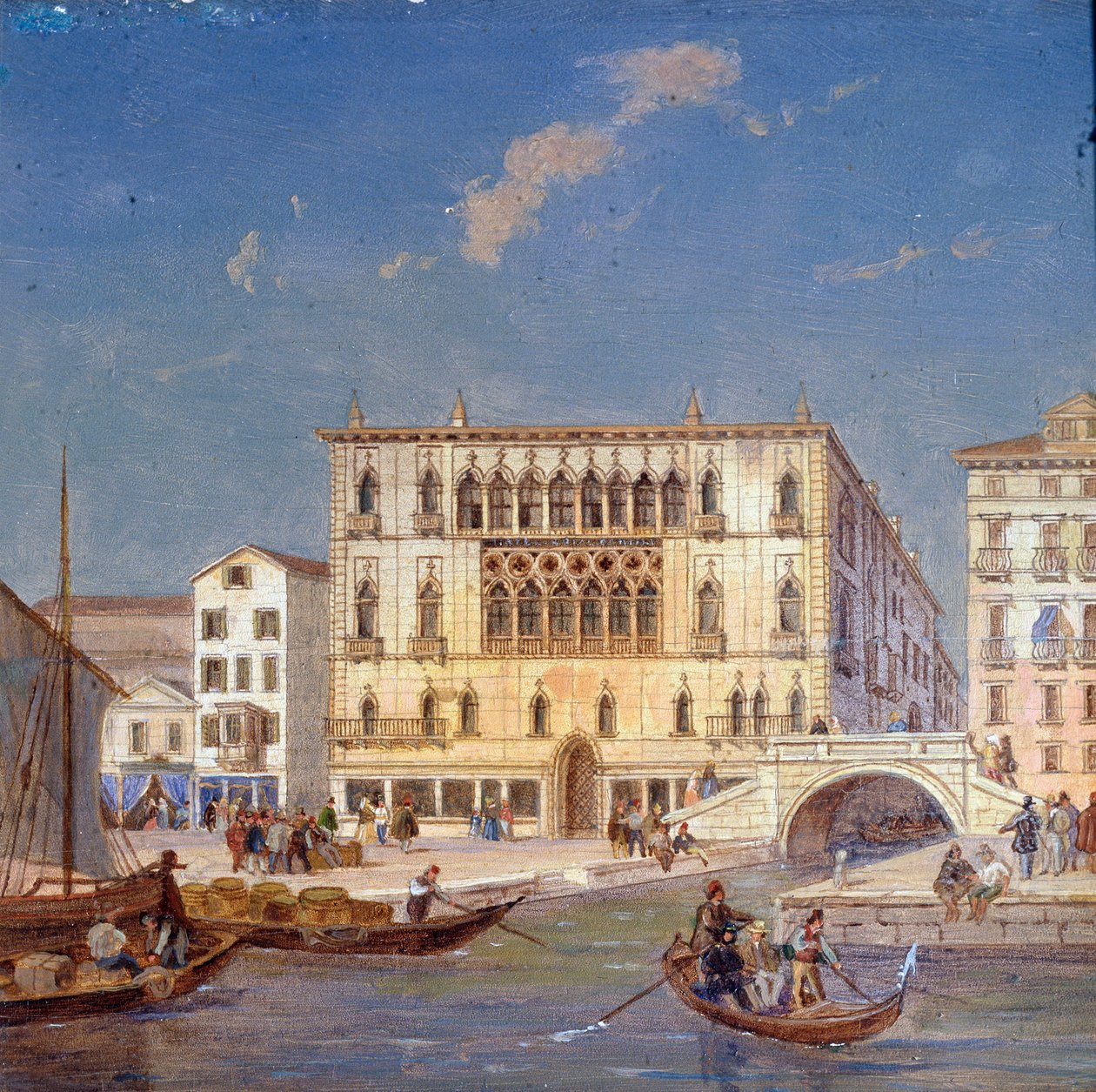 Palazzo Bernardo, século XIX de Victor Adam