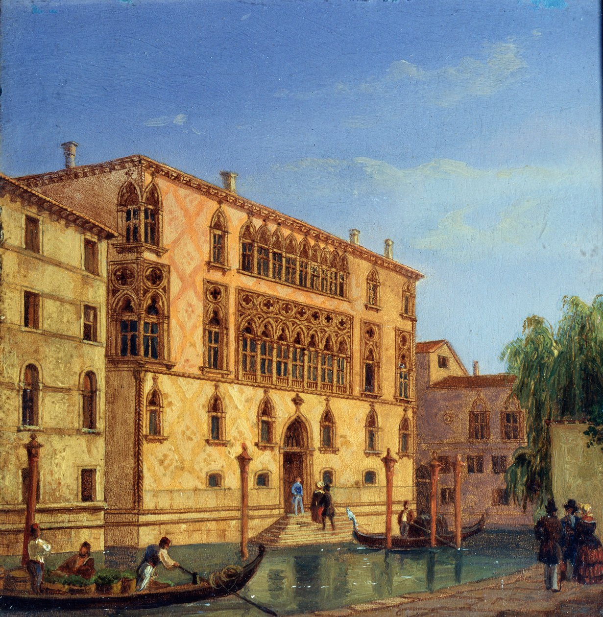Palazzo Giovanelli, século XIX de Victor Adam