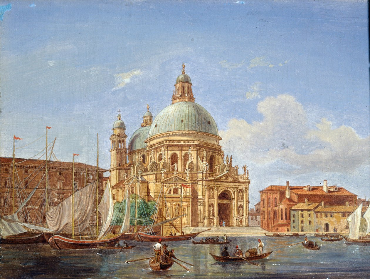 Igreja de Santa Maria della Salute, século XIX de Victor Adam